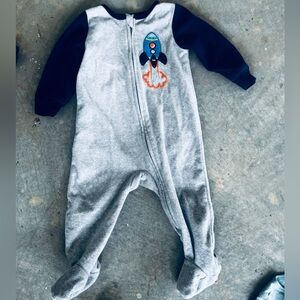 Set of 4 Kids One Piece footie pajamas